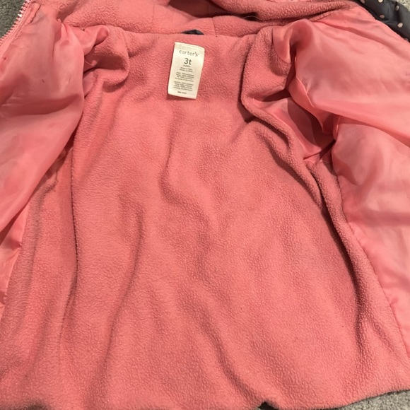 Carter’s Polka Dot Toddler Coat - Picture 3 of 5